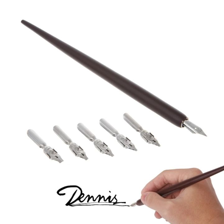 【shenggangshangmao001】Wooden Copperplate Script Oblique Pen +