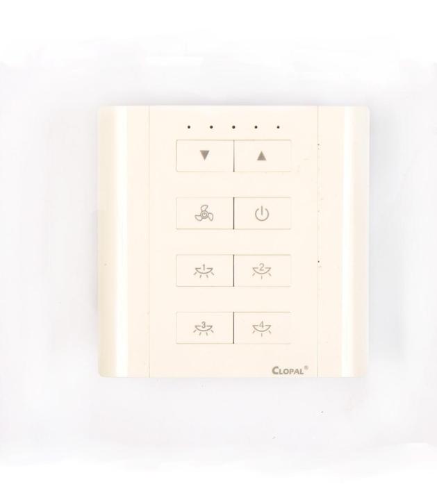Clopal 8 Channels On/Off 220V Lights & Fan Remote Control Switch - Brand Quality Product
