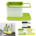 3 in 1 Kitchen Sink Soap & Sponge Organizer. 