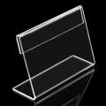 IFOS ultition Acryl Shop er Clear Label older isplay Stand able ecoration re ag. 