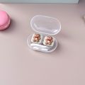 New Cartoon Animal Lens Storage Box Bear Travel Set Lens Partner Box Contact Lens Container Outdoor Travel. 