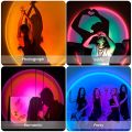 RGB Sunset Lamp Projector 16 Colors Remote Control  Changing RGB | Mobile Photography Backgrounds Accessories Lighting Kit Wallpaper. 