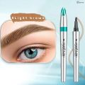 3D Waterproof Microblading Eyebrow Pen 4 Fork Tip Tattoo Pencil Pencil Cosmetic Long Lasting Natural Dark Brown Liquid Eye Brow. 