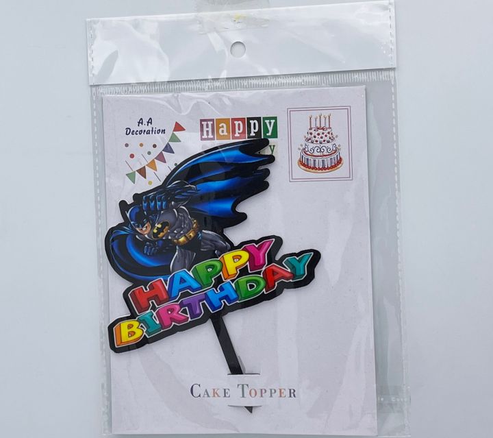 DELIGHTFUL BATMAN CAKE TOPPER: PERFECTLY ADORABLE FINISHING TOUCH FOR YOUR LITTLE ONE'S CELEBRATION