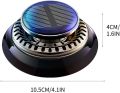 Electromagnetic Solar Powered Rotating Car Perfume. 