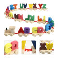 Wooden Alphabet Train. 