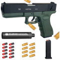 Glock Shell Ejection Soft Bullet Gun Toy For Kids. 