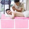 Green forest Disposal Bed Cover Rectangle Travel Hotel Disposable Bedding Sheet. 
