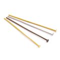 【200+pcs】 Flat Head Pins 16 20 30 35 40 45 50 mm Headpins For Jewelry Findings Making DIY Supplies. 