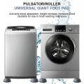 4Pcs Anti Vibration Feet Pads Rubber Legs Slipstop Silent Skid Raiser Mat For Washing Machine Support Dampers Stand. 