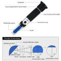 YIERYI 2 in 1 Brix Salinity Refractometer 0-10%brix/0-100% Salinity with ATC Handheld Food Processing Daily Diet Monitoring Tool. 