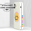 Jizetin for OPPO F19 Pro / A94 Case Personality Cartoon Smiley Emoticon Pack Phone Case Soft Thin Liquid Silicone Creative Phone Protective Case. 