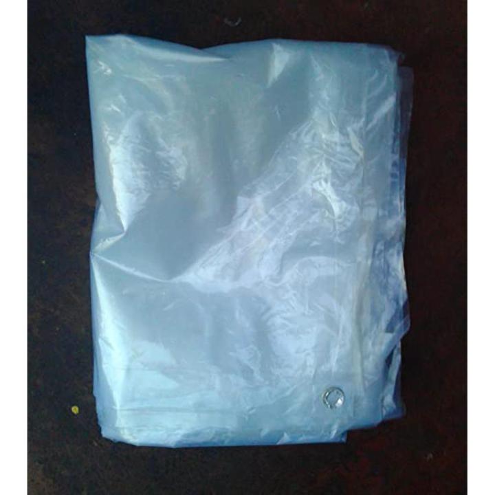 Plastic Cover Rain Protection, Dust Proof and Sun Shade Sheet for Balcony, Windows, Door, Roof and Garden, Transparent),