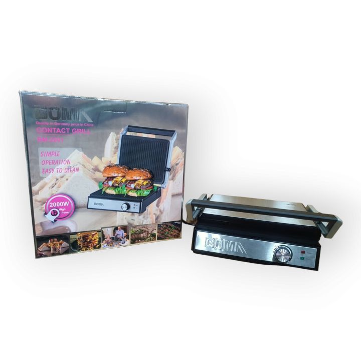 Imported BOMA Contact Grill - Simple Operation - 2000W - BM-2001