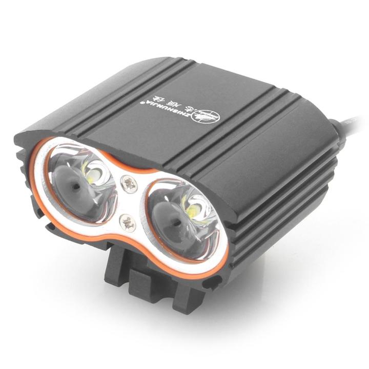 ZHISHUNJIA 5V XML T6 LED 4-Mode White Bike Light - Black