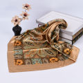 Retro Neckerchief Smooth Square Smooth Retro Neckerchief Scarf. 