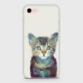 iPhone 7 Cover - SkinLee HQ Hybrid Case (Soft) - Dreamy Abstract Cat - SKINLEE-439-1-97-4. 