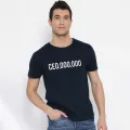 CEO,OOO,OOO Printed Cotton Half Sleeves O Neck T Shirt For Men & Women. 