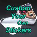 Custom Stickers Your Own Logo Personalized Name Thank You Die Cut Paper Stationery. 