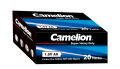 Box of Camelion super heavy duty batteries - AA (40 batteries). 