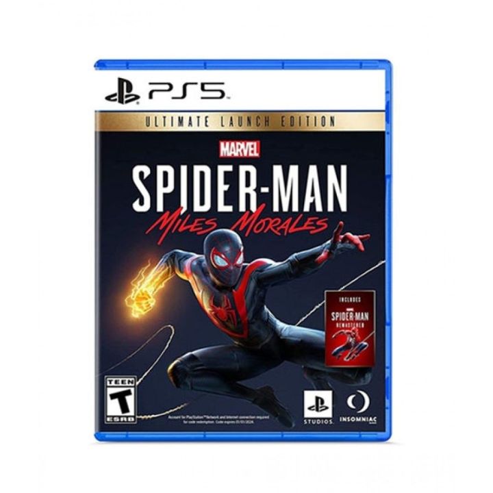 Marvel's Spider Man Miles Morales Ultimate Launch Edition Game For PS5