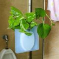 1 Piece Silicone Flower Vase Sticky Flower Vases Adhesive Wall Hanging Vase Removable Flower Pot Decoration for Refrigerator Glass Window Mirror Home Office Decor. 