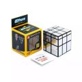 Orignal Mirror Cube 3x3 Stickerless Rubiks Cube 3D Puzzle Magic Cube Fast Speed Magic 3x3x3 Puzzle Toys, Mirror Blocks Cube Silver Cube 57mm for kids Fast Stress Relief Fidget Toys Game. 