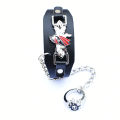 Anime Naruto Shippuden Konoha Leaf Village One Piece Attack on Titan BLEACH Black Butler FAIRY TAIL Logo Bracelet Ring Punk Rive. 