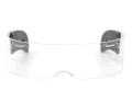 Colorful LED light-emitting technology disco club bar cyberpunk style cool glasses uk import. 