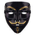 Imonic V for Vendetta Mask / Anonymous / Guy Fawkes Mask - Black and  Gold. 