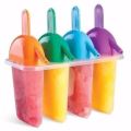 Ice-cream popsicle Mould Set- Ice-cream Lolly Mould - Pack of 4 Ice cream High Quality Plastic Ice cream Mold. 