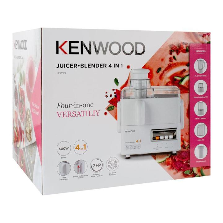 Kenwood 4 In 1 Juicer Blender JEP-00-400 WH - 500W - White