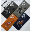 Infinix Hot 30i – Polo Embroidered Faux Leather Rexine Back Cover | Santa Barbara Polo & Racquet Club Stylish Polycarbonate Shell Phone Case for Durable | PLC. 