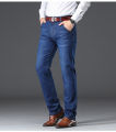 Vomint-Mens-Jeans-Business-Regular-Straight-Full-Lenght-Jean-Casual-Denim-Blue color-Elasticity-Stretch-Fabric-Pant. 