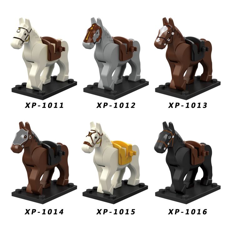 Plastic%20Blocks%20Mini%20Blocks%20Action%20Figures%20War%20Medieval%20Knight%20Horse%20Wolf%20Saddle%20Bridle%20Toy%20Blocks%20For%20Children%20-%20Image%204