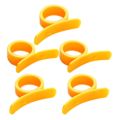 10pcs Ring Type Lemon Orange Tangerine Opener Peeler Peel Slicer Cutter Fruit Skin Remover Knife Helper, Random Color Delivery. 