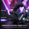 ONIKUMA K8 Gaming Headphones with Flexible HD Mic RGB Light Surround Sound Over-Ear Wired Headset Gamer - K8 Gaming Headphones. 