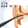 【HOT】 Double-Sided Earpick Soft Silicone Spiral Rotating Ear Wax Cleaner Ears Remover Clean Tool Spiral Design. 