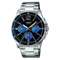 Casio - MTP-1374D-2AVDF - Stainless Steel Wrist Watch for Men. 