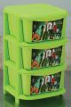 Adventure Awaits Kids Ben10 Portable Almirah with 3-Layer Smart Drawers. 