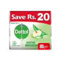 Dettol Soap Soothe 80gm - Pack of 3. 