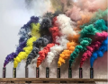 High Quality 1 box  smok Birthday Celebration Color_smoke Flare Stick Colour Shell For Party Wedding Birthday Decoration Set Items Accessories. 