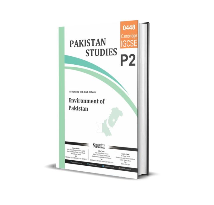 IGCSE Pakistan Studies 0448 Paper 2 Geography Yearly | Mark Scheme | 2011-2022 | Ring Bind