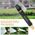 (No Tube)Geepact LH-1125 Portable Water Sprayer Nozzle Adjustable Metal High Pressure Car Washing Garden Hose Sprinkler System Car Wash Watering Water Spray Nozzle Copper Core Pressure Booster Nozzle Car Accessories. 