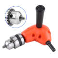 Right angle adapter right extension 90 degree electric drill mount 9.5mm round shank with handle. 
