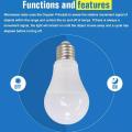Motion Sensor Bulb 9W. Motion Activated Dusk to Dawn  Light Bulb Outdoor/Indoor for Front Door Porch Garage Basement Hallway Closet.. 
