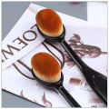 Professional Beauty Blender makeup foundation brush, Oval Brush, Oval Brush with beauty blender, Foundation brush, Foundation blending brush, Beauty blender, Professional Oval Loose Powder Toothbrush shaped Foundation Makeup Brush with FREE Beauty Blender. 