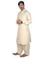 Peter Sham Branded Beige Colour Wash n Wear Shalwar Kameez For Men. 