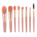 8 Pcs Mini Travel Portable Soft Makeup Brushes Set – Lightweight & Compact Beauty Tool for Foundation, Eyeshadow, Blush & Contour – Ultra-Soft Bristles & Travel-Friendly Design. 
