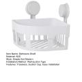 Removable Suction Cup Shower Tray Space-saving Shower Caddy with Drainage Hole Wall Mounted Bathroom Shelf for Organizing Toiletries Accessories Abs Material Shower Shelf. 